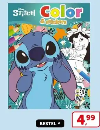 Boekenvoordeel STICH Color & stickers aanbieding