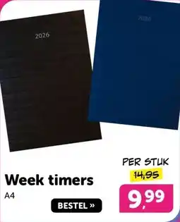 Boekenvoordeel Week timers aanbieding