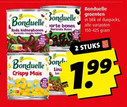 Boni Bonduelle groenten aanbieding