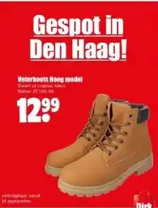 Dirk Veterboots Hoog model aanbieding