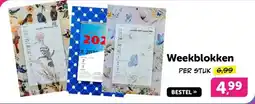 Boekenvoordeel Weekblokken aanbieding