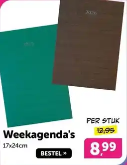 Boekenvoordeel Weekagenda's aanbieding