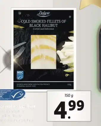 Lidl Gerookte heilbot aanbieding