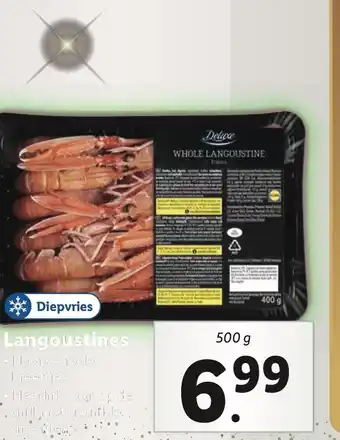 Lidl Langoustines aanbieding