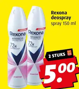 Boni Rexona deospray aanbieding