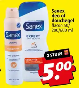 Boni Sanex deo of douchegel aanbieding