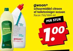 Boni Schuurmiddel citroen of toiletreiniger oceaan aanbieding