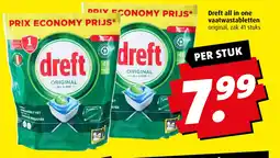 Boni Dreft all in one vaatwastabletten aanbieding