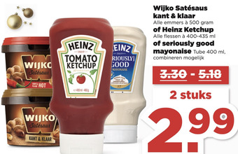 PLUS Wijko Satésaus kant & klaar aanbieding