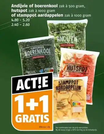 Poiesz Andijvie of boerenkool aanbieding