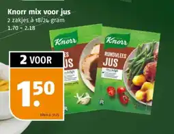 Poiesz Knorr mix voor jus aanbieding