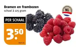Poiesz Bramen en frambozen aanbieding