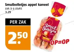 Poiesz Smulbolletjes appel kaneel aanbieding