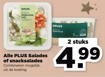 PLUS Alle PLUS Salades of snacksalades aanbieding