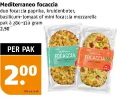 Poiesz Mediterraneo focaccia aanbieding