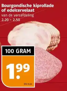Poiesz Bourgondische kiprollade of edelcervelaat aanbieding