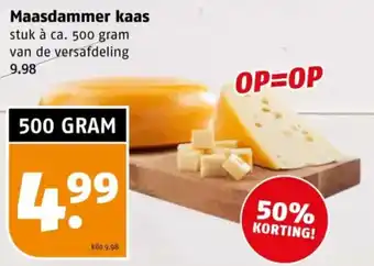 Poiesz Maasdammer kaas aanbieding