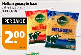 Poiesz Melkan geraspte kaas aanbieding