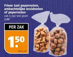 Poiesz Friese taai pepernoten, ambachtelijke kruidnoten of pepernoten aanbieding