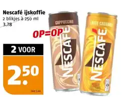Poiesz Nescafé ijskoffie aanbieding