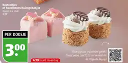 Poiesz Kasteeltjes of hazelnootschuimgebakjes aanbieding
