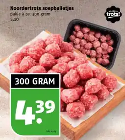 Poiesz Noordertrots soepballetjes pakje à ca. 300 gram aanbieding