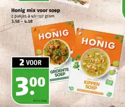 Poiesz Honig mix voor soep aanbieding