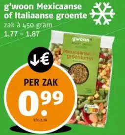 Poiesz G'woon mexicaanse of italiaanse groente aanbieding