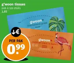 Poiesz G'woon tissues aanbieding