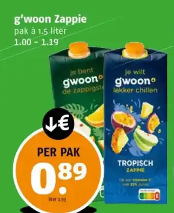 Poiesz G'woon Zappie aanbieding