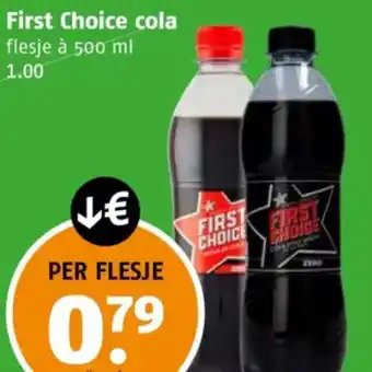 Poiesz First Choice cola aanbieding