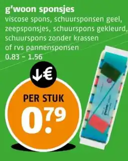 Poiesz G'woon sponsjes aanbieding
