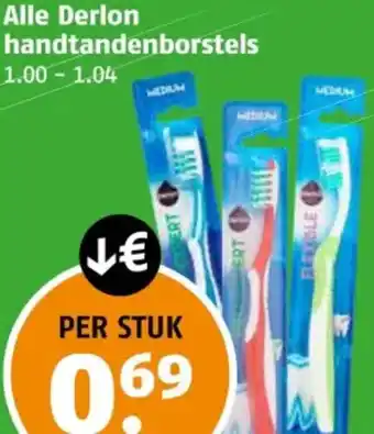Poiesz Alle Derlon handtandenborstels aanbieding