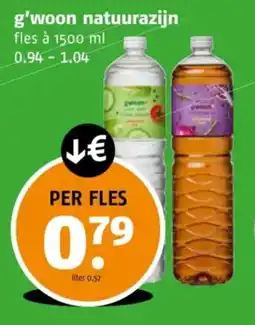 Poiesz G'woon natuurazijn aanbieding