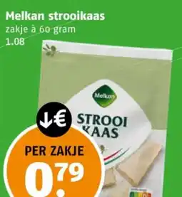 Poiesz Melkan strooikaas aanbieding
