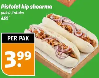Poiesz Pistolet kip shoarma aanbieding
