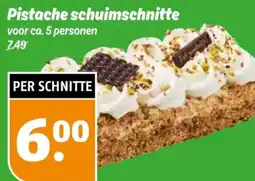 Poiesz Pistache schuimschnitte aanbieding