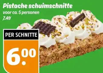 Poiesz Pistache schuimschnitte aanbieding