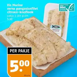 Poiesz Vis Marine verse pangasiusfilet citroen-knoflook aanbieding