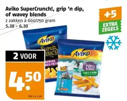 Poiesz Aviko SuperCrunch!, grip 'n dip, of wavey blends aanbieding