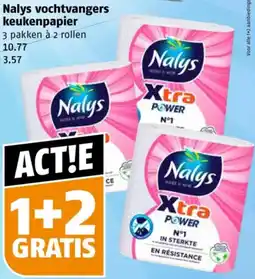 Poiesz Nalys vochtvangers keukenpapier aanbieding