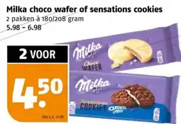 Poiesz Milka choco wafer of sensations cookies aanbieding