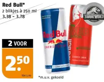 Poiesz Red Bull aanbieding