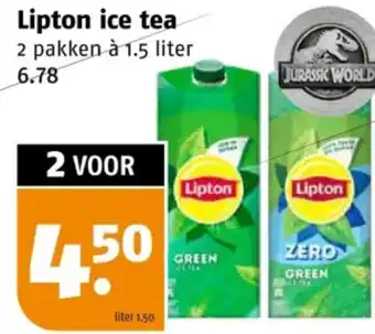 Poiesz Lipton ice tea aanbieding