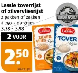 Poiesz Lassie toverrijst of zilvervliesrijst aanbieding