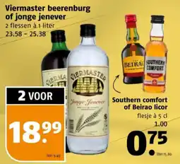 Poiesz Viermaster beerenburg of jonge jenever aanbieding