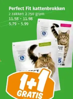Poiesz Perfect Fit kattenbrokken aanbieding