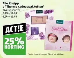 Poiesz Alle Kneipp of Therme cadeaupakketten aanbieding