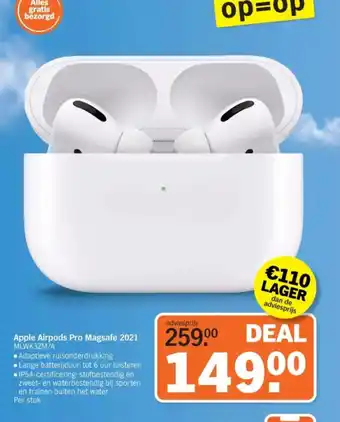 Albert Heijn Apple Airpods Pro Magsafe 2021 aanbieding
