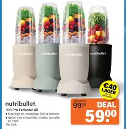 Albert Heijn nutribullet 900 Pro Exclusive All aanbieding